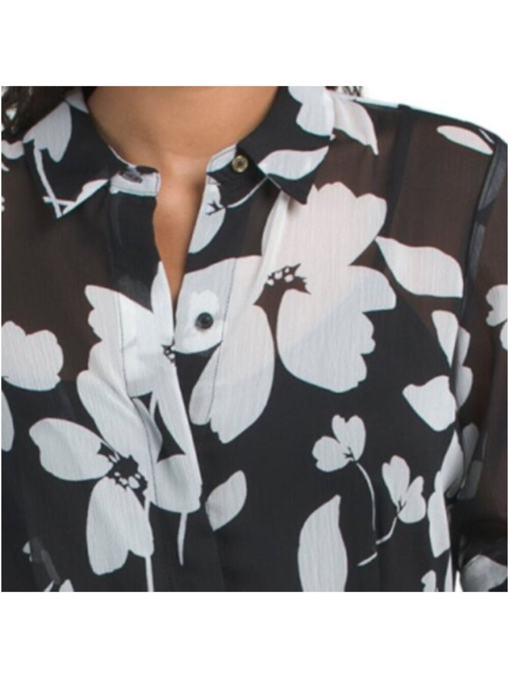 CALVIN KLEIN Tie Sleeve Maxi Shirt Dress ♥️ - Picture 3 of 4